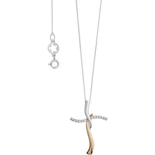 Carica l'immagine nel visualizzatore di Gallery, GLB 1558 - Girocollo in oro e diamanti.
