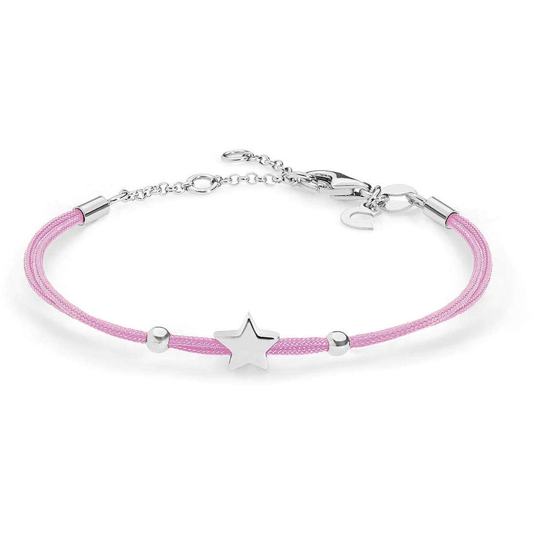 BRA 161-Bracciale in argento con cordino